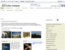 Tablet Screenshot of kulturni-turizam.com